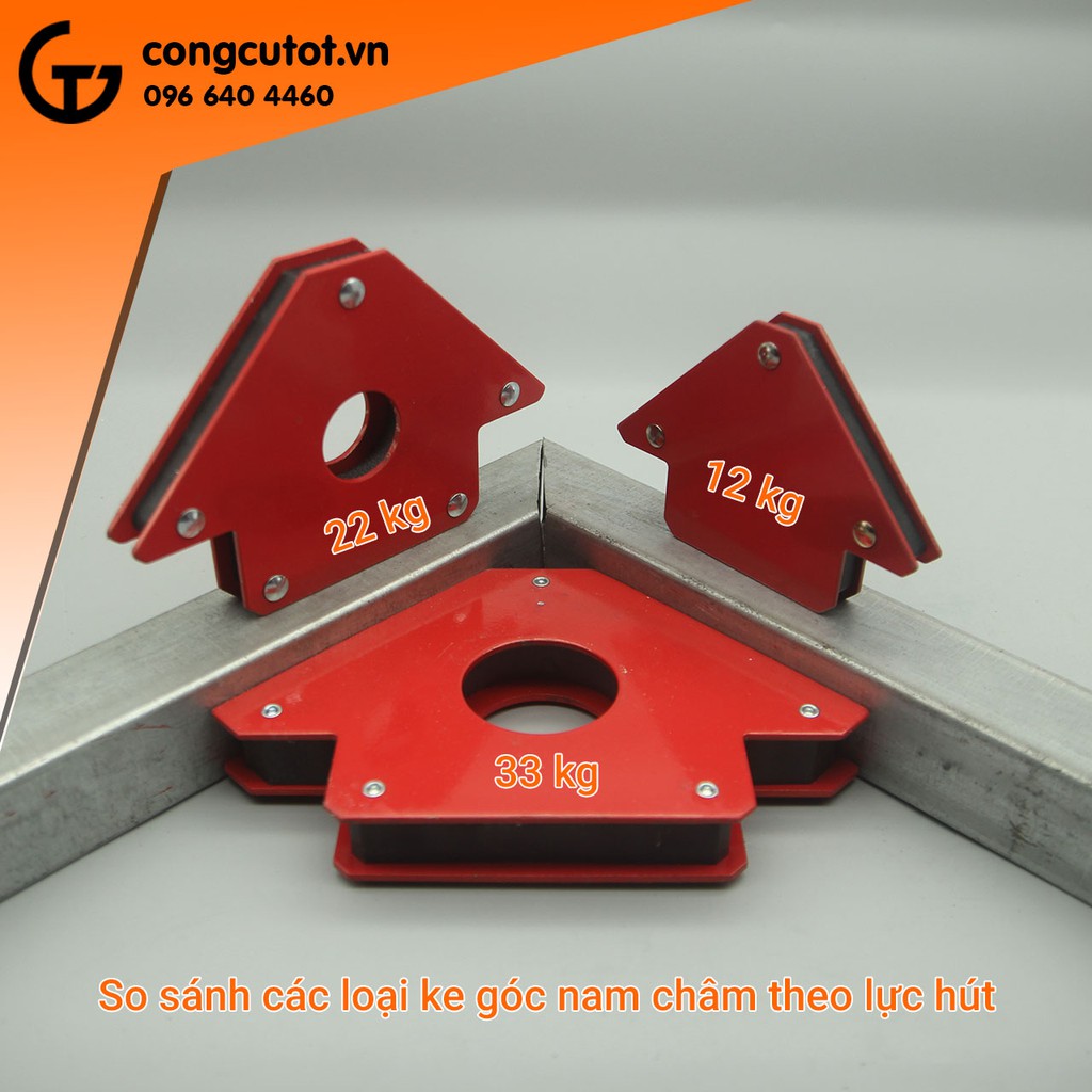 Bộ 2 ke nam châm 75LBS lực hút 33kg