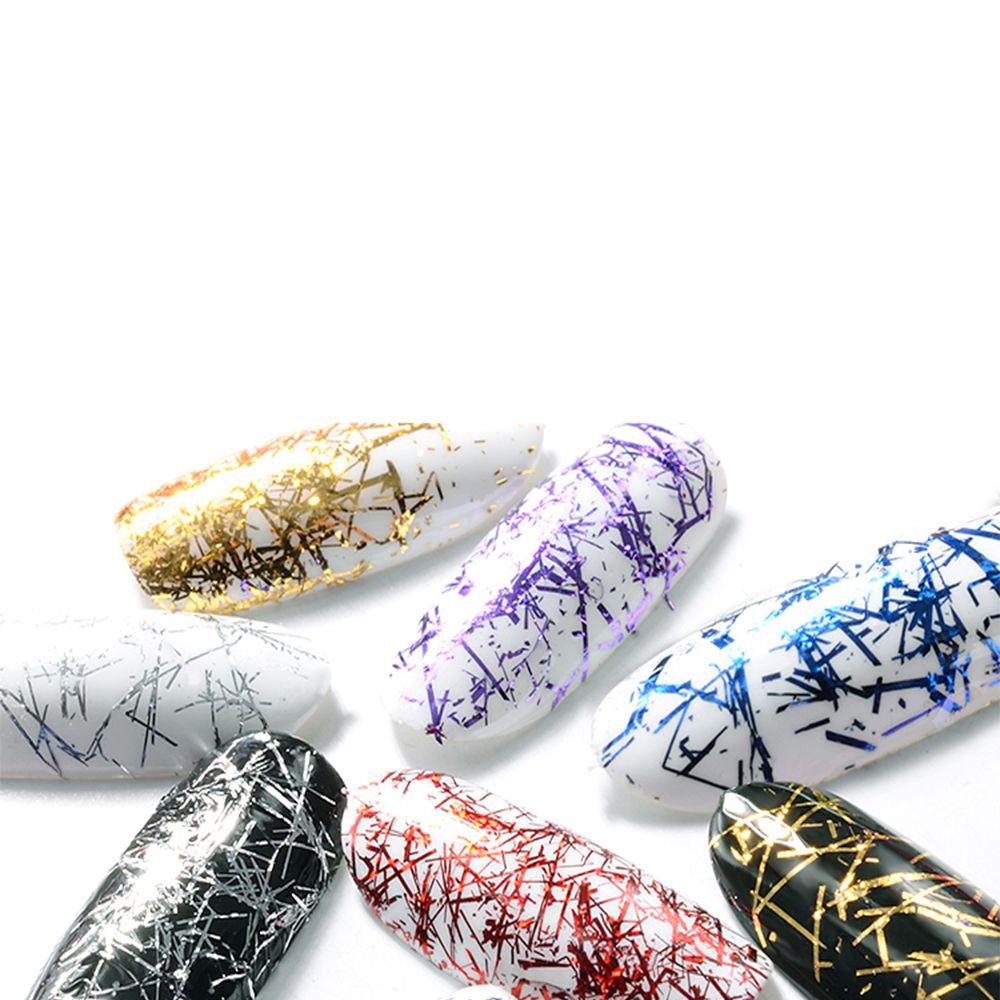 Phụ Kiện Trang Trí Móng Tay Lấp Lánh Xinh Xắn|Bột Kim Tuyến Tráng Gương Trang Trí Móng Tay