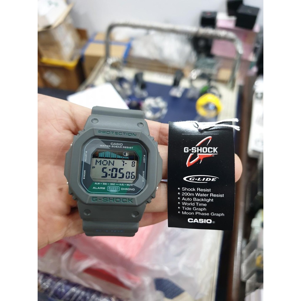 Đồng hồ đôi Casio G Shock GLX-5600VH-1DR và baby G BLX-560VH-1DR - Chống nước độ sâu