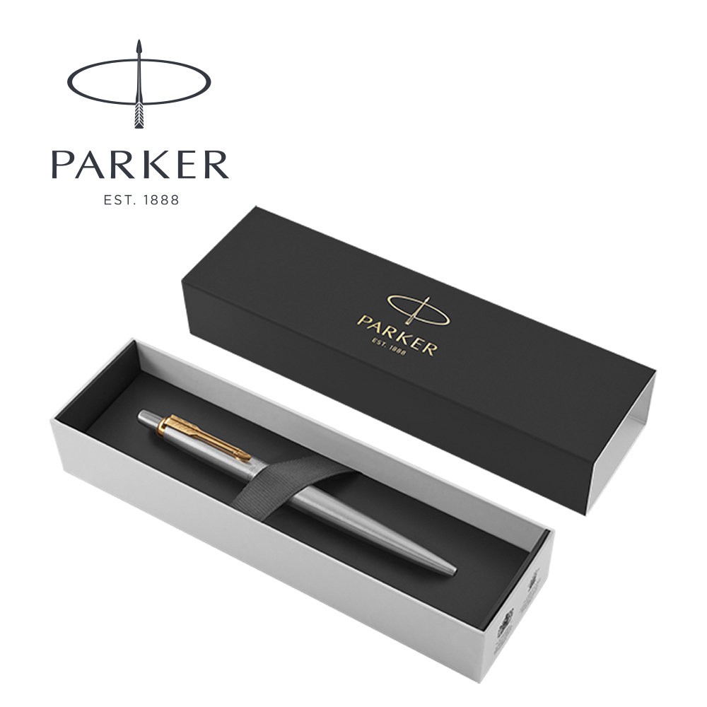 Bút bi Parker Jotter - Made in France - Silver Ballpoint Pen - Viết ký cao cấp