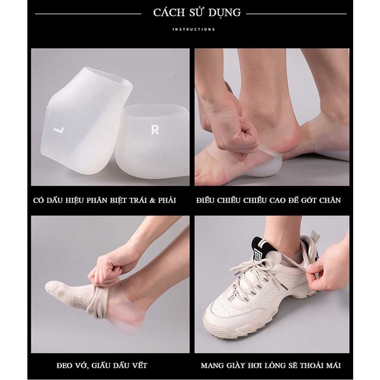 Vớ Độn Chiều Cao Tàng Hình Nam Nữ Từ 2Cm Đến 6Cm