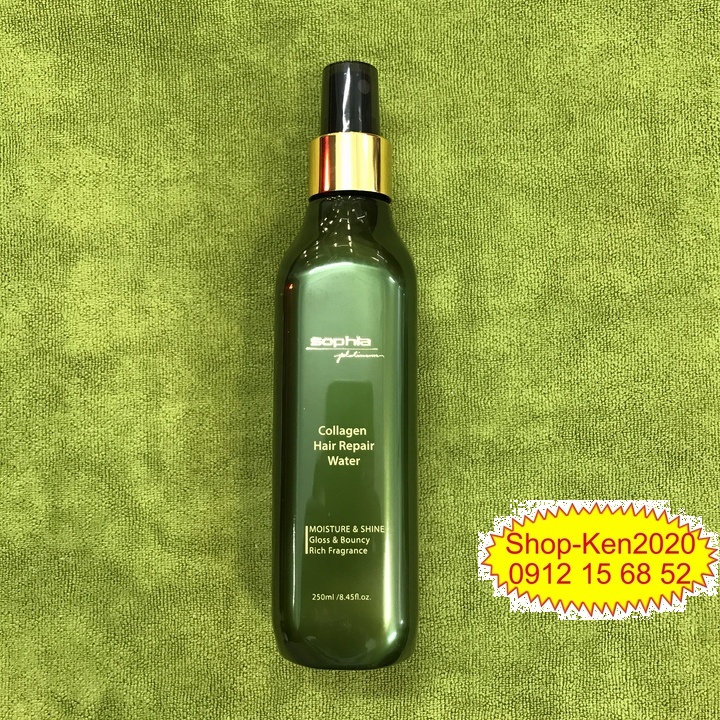 Xịt dưỡng phục hồi tóc Sophia Collagen Hair Repair Water 250ml