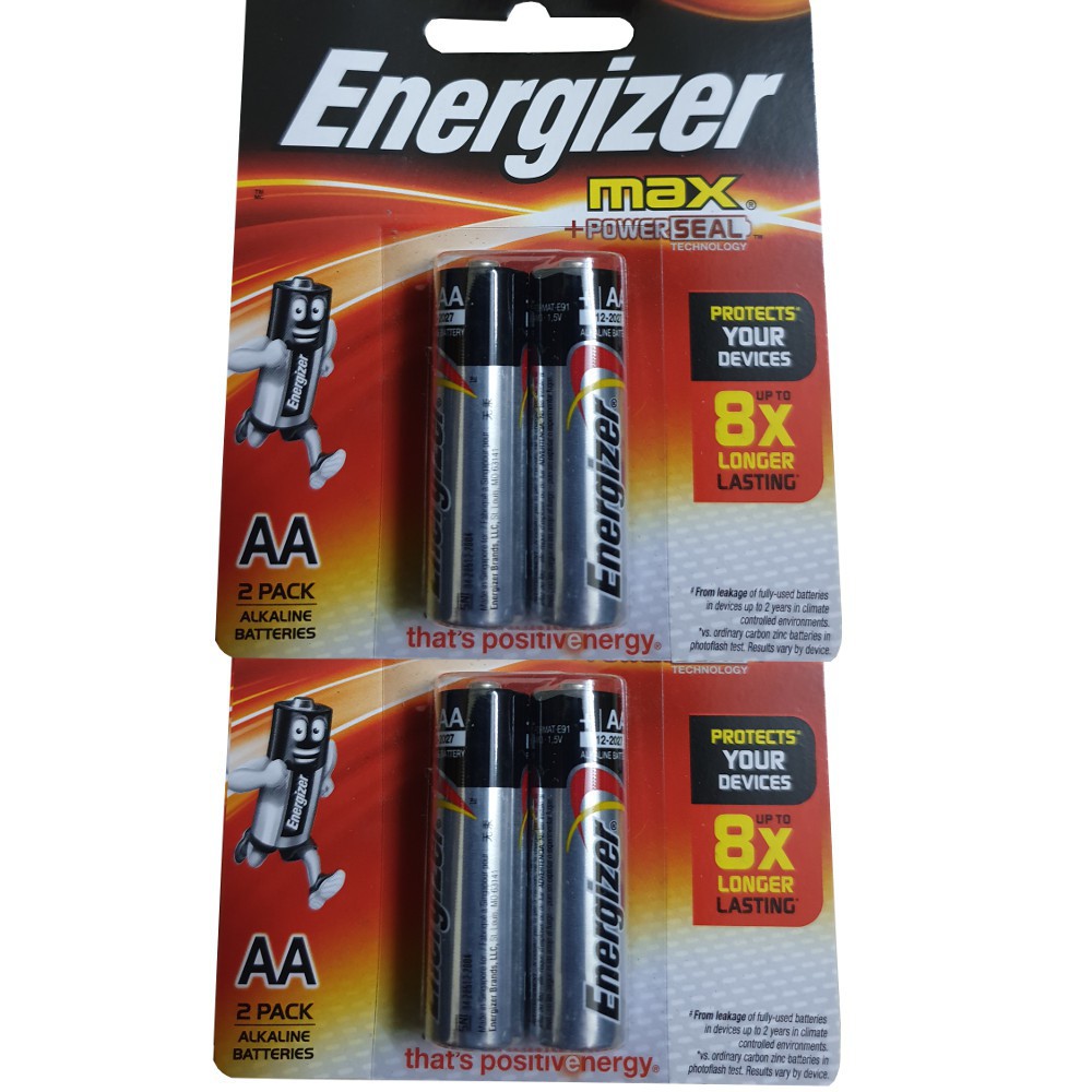 [RẺ NHẤT SHOPEE] ( FREESHIP 40K ĐH TỪ 99K TOÀN QUỐC ) 4 viên pin AA ENERGIZER Alkaline 1.5V chính hãng