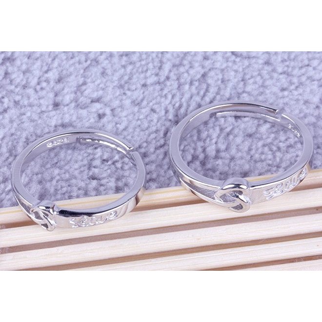 Nhẫn Cặp Nam, Nữ Phong Cách Hàn Quốc NC118