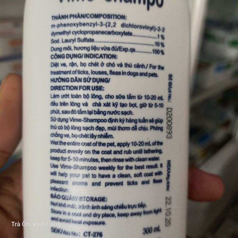 Vimectine trị nội ngoại ký sinh trùng trên vật nuôi như ve, ghẻ và các loại giun ký sinh