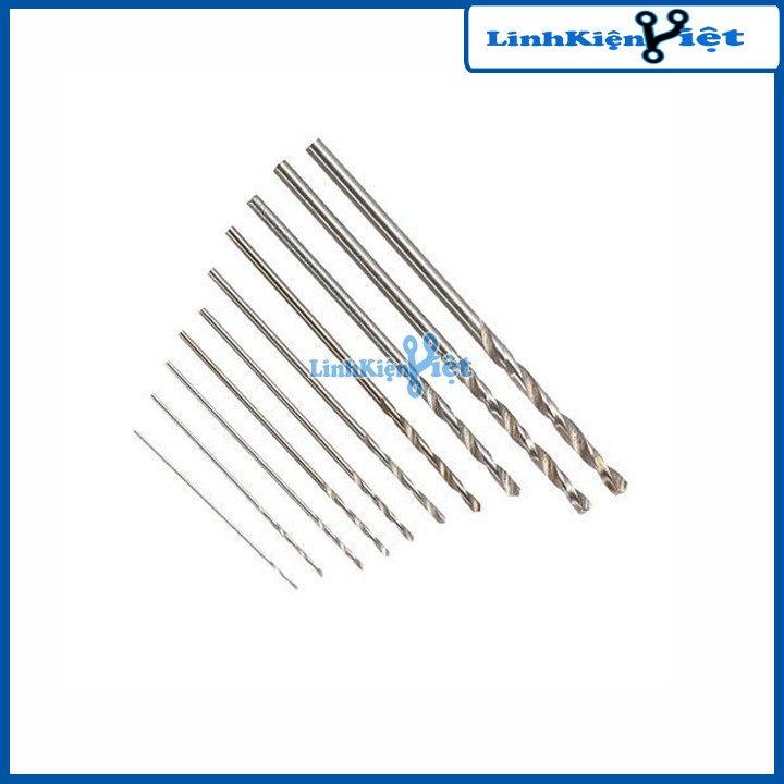 BỘ 22 MŨI KHOAN (0.5-0.6-0.7-0.8-0.9-1.0-1.2-1.5-2.0-3.0-5.0 MỖI LOẠI 2 CHIẾC )