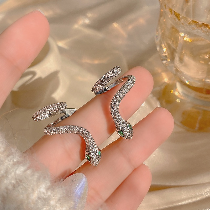 Bông Tai Hình Rắn Thời Trang retro Cá Tính Dễ Phối Đồ