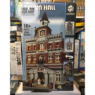 Xếp Hình Modular  A2101 ( Tòa Nhà Thị Chính Và Tổ Chức Hôn Lễ 2859 Mảnh )