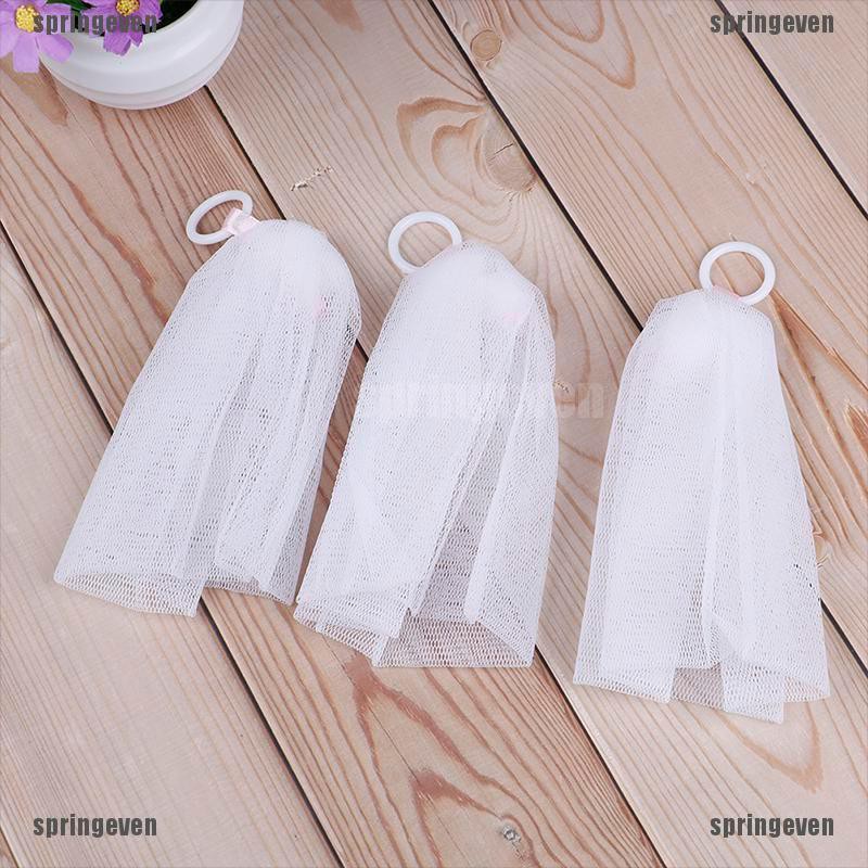Set 3 Túi Lưới Tạo Bọt Sữa Rửa Mặt Làm Sạch Da