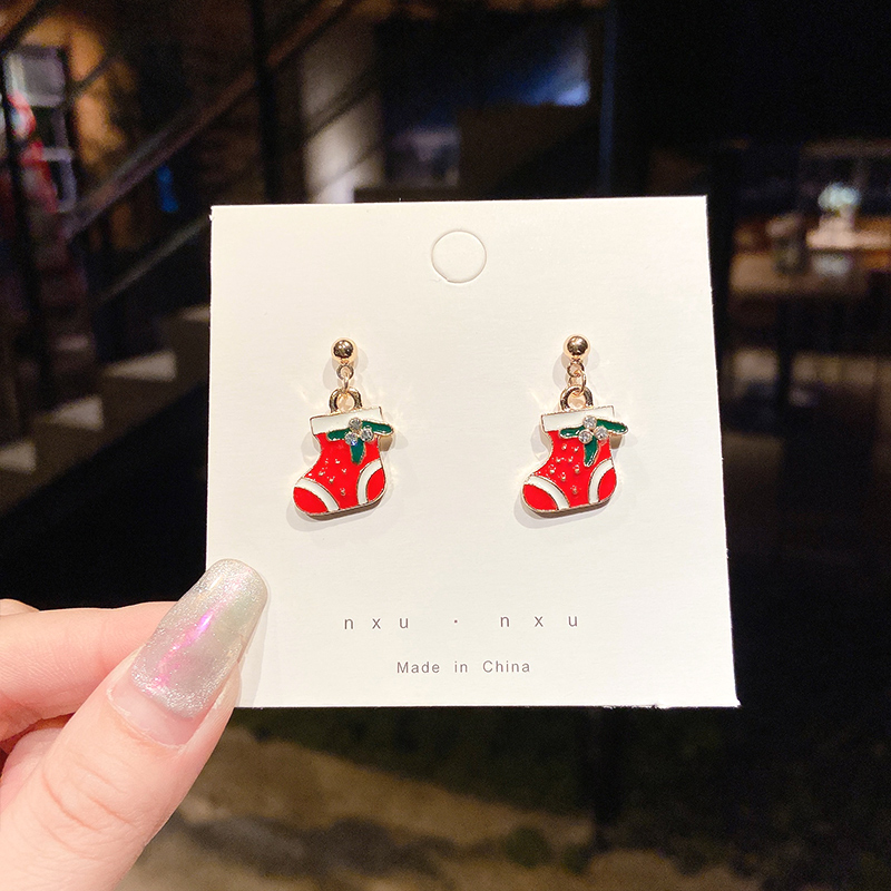 Bông Tai Họa Tiết Giáng Sinh Thời Trang | BigBuy360 - bigbuy360.vn