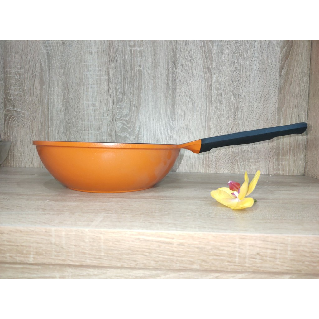 chảo gốm chống dính cook queen hàng cao cấp nhập khẩu korea 24cm