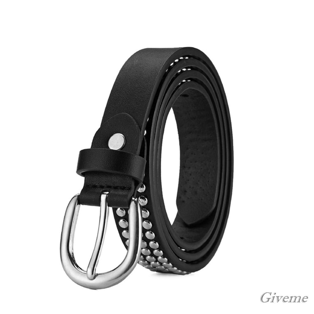 Thắt Lưng Da Pu Khóa Hợp Kim Dễ Phối Đồ