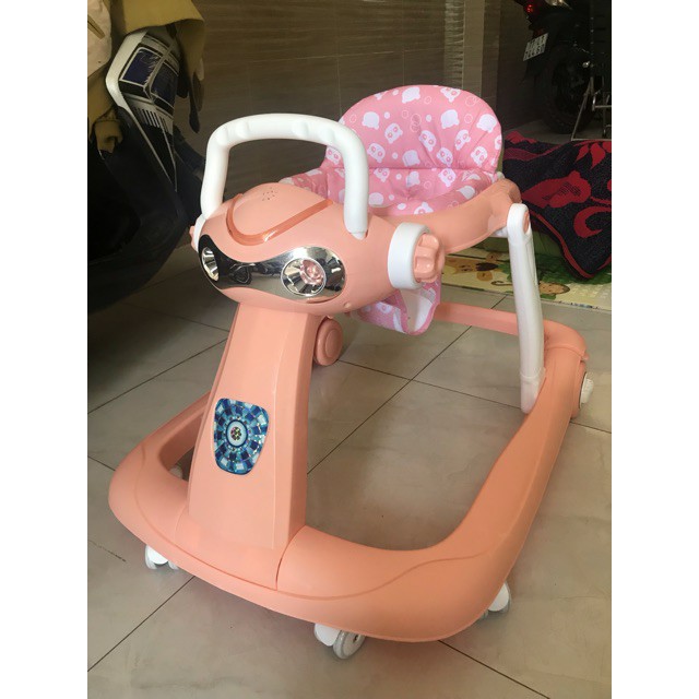 XE TẬP ĐI 2 KIỂU NGỒI VÀ ĐỨNG CÓ KHÓA BÁNH CAO CẤP BLB 6090