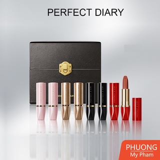 Set 8 Son Thỏi PERFECT DIARY Son Môi Bộ Quà Tặng [PD019]