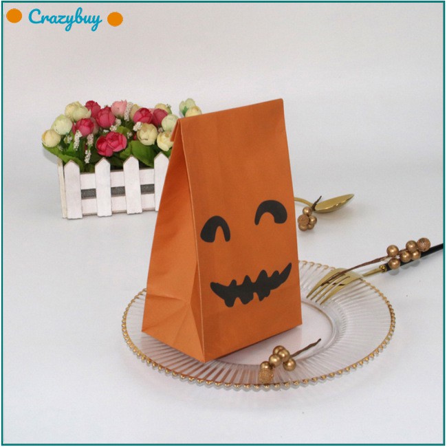 (shop Crazy) Túi Giấy Đựng Bánh Kẹo Halloween