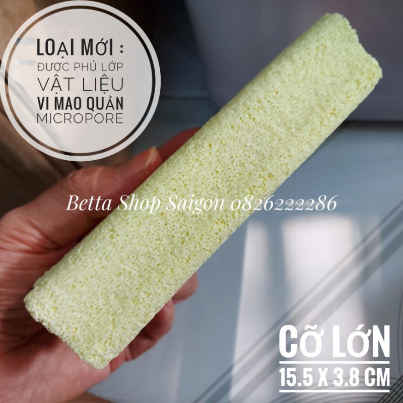 Thanh sứ lọc hoa mai vàng cỡ lớn, loại đã được phủ lớp MICROPORE - vật liệu lọc cần thiết cho hồ cá cảnh