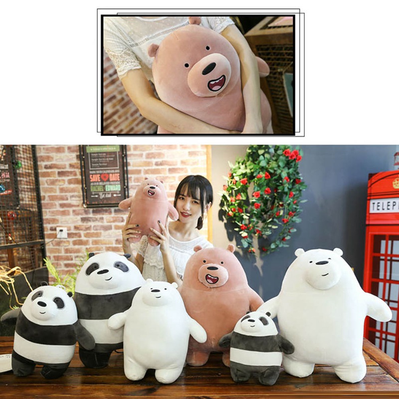 Gấu Nhồi Bông Kiểu Hoạt Hình We Bare Bears