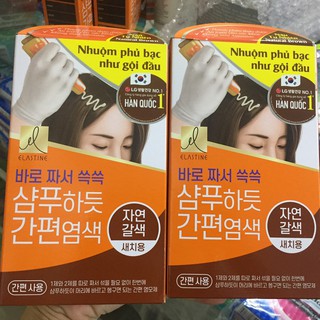 Gội nhuộm phủ bạc như gội đầu Hàn Quốc