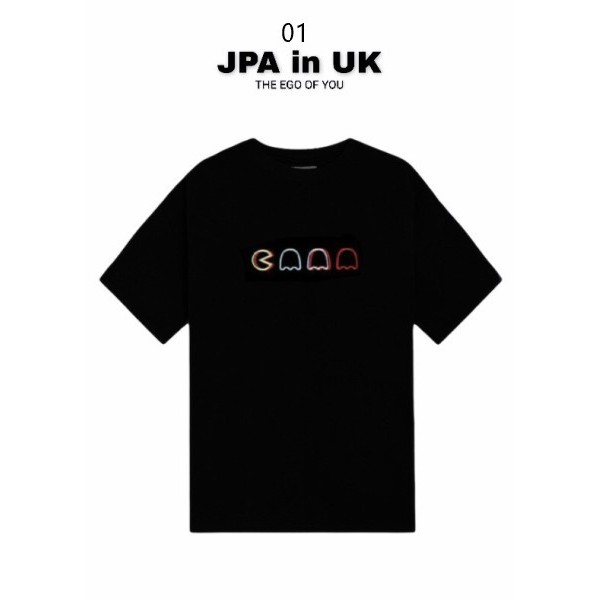 Áo thun Unisex JPA in UK basic tee mùa hè phông trơn nam nữ tay lỡ oversize form rộng đường phố phong cách Hàn Quốc