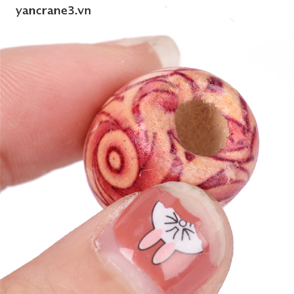 Bộ 50 Hạt Xỏ Lỗ Làm Tóc Dreadlock DIY yancrane3.vn