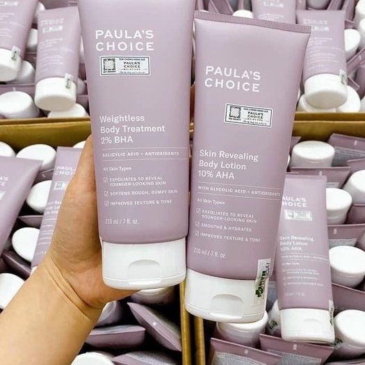 Kem dưỡng thể ngừa viêm lỗ chân lông chứa 2% BHA Paula's Choice Weightless Body Treatment 2% BHA 210ml | BigBuy360 - bigbuy360.vn