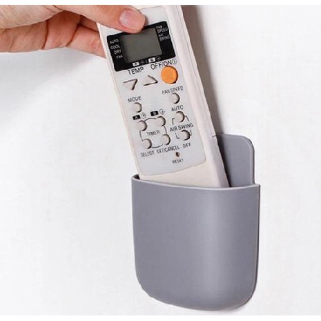 giá dán tường - Khay Giá để đồ dùng điện thoại remote đa năng Điều Khiển Từ Xa Gắn Tường Siêu bền nhựa ABS