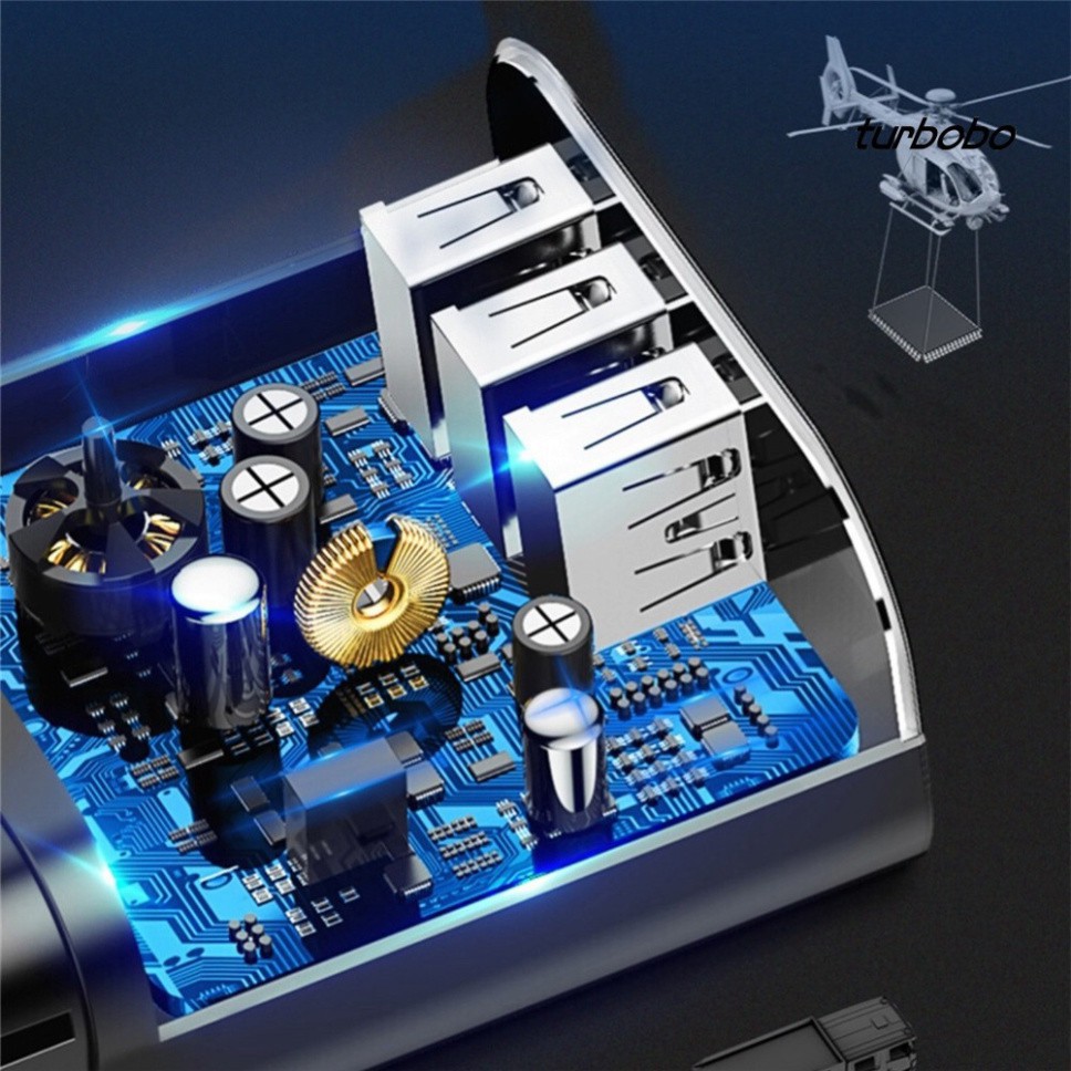 u8 N67 Đầu Sạc 3 Cổng Usb 3.0 Dành Cho Điện Thoại Huawei 4 u8