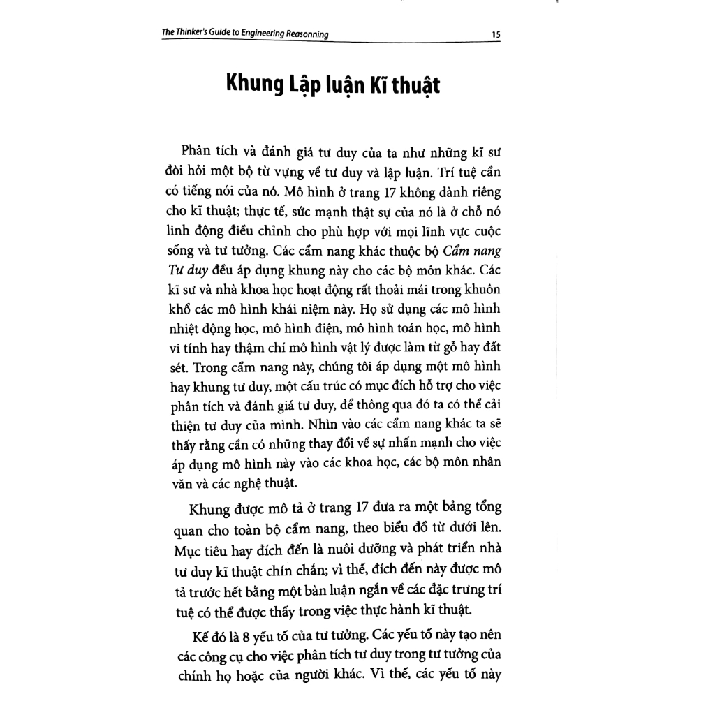Sách - Cẩm Nang Tư Duy Kĩ Thuật