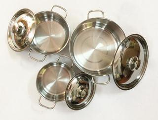Bộ 3 Nồi Inox Sharp Dùng Bếp Từ
