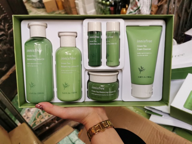 Set dưỡng trà xanh Innisfree mẫu mới 2019 ₁