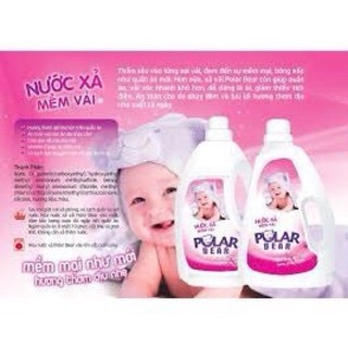 Nước xả làm mềm vải Polar Bear.