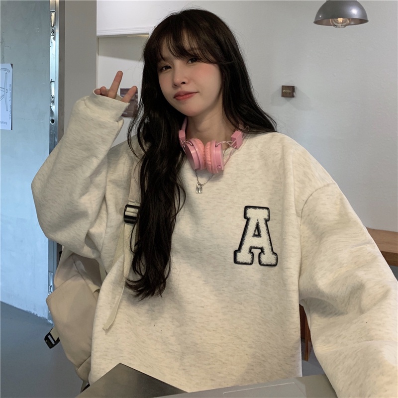 Áo sweater SUXI thiết kế dài tay mới thời trang theo phong cách Hàn Quốc dành cho nữ