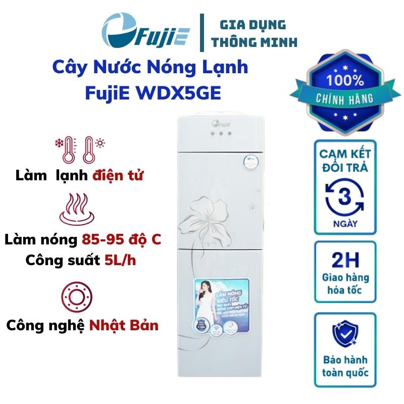 Cây nước nóng lạnh FujiE WDX5GE làm lạnh bằng chip điện tử - làm nóng nhanh 95 độ C - Công nghệ Nhật Bản