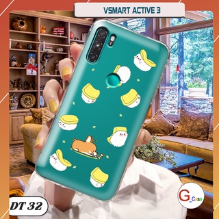 Ốp lưng điện thoại Vsmart ACTIVE 3 dẻo trong in hình