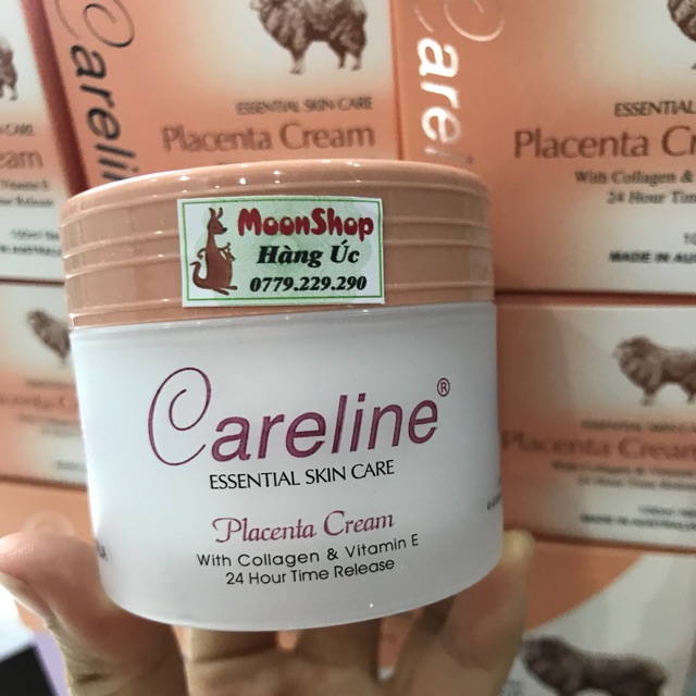 Kem dưỡng da nhau thai cừu Careline Lanolin placenta Úc