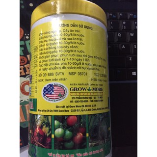 Phân bón lá Growmore 6-30-30 + TE - 500g tạo mầm hoa
