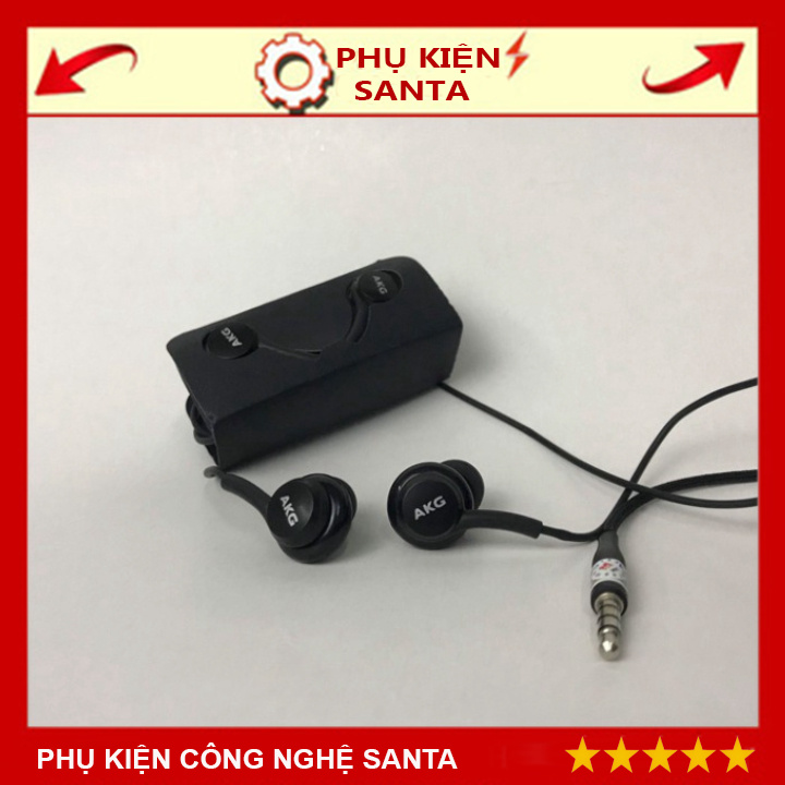 [FREESHIP❤️] CHÍNH HÃNG Tai nghe nút cao su AKG s10 3.5mm - Đen - Santa Shop