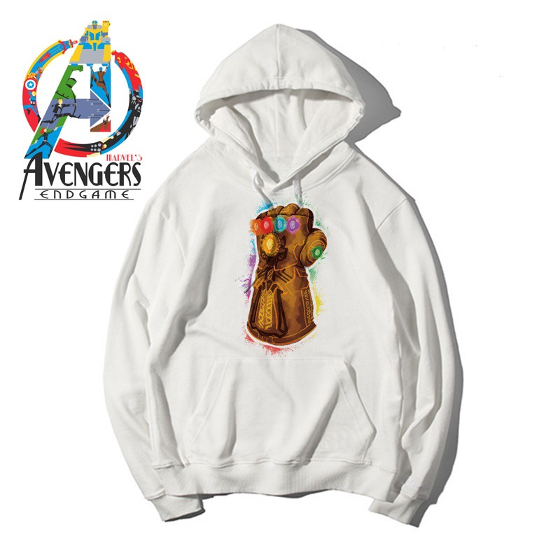 SALE- Áo Hoodie Thể Thao In Hình Marvel Thời Trang Cho Nam