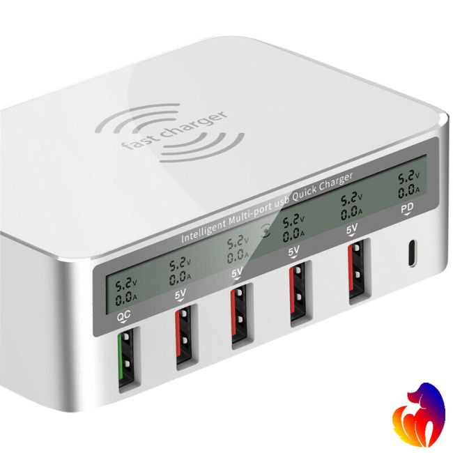 Bộ Sạc Nhanh Pd Protocol 18w2.4a Qc3.0 Usb 6 Cổng