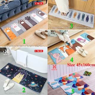 [FREESHIP]Thảm chùi chân lông mịn xuất Nhật [Size 45x160cm]