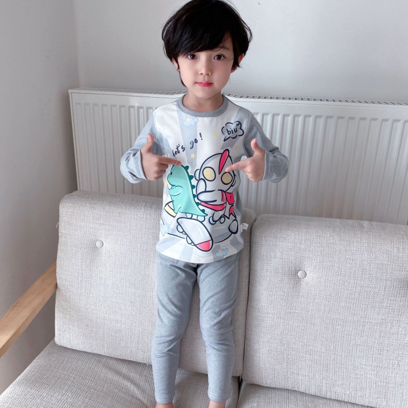 Bộ Đồ Ngủ Nhung Lưng Cao Bảo Vệ Bụng Không Xương Kiểu Đức Cho Bé
