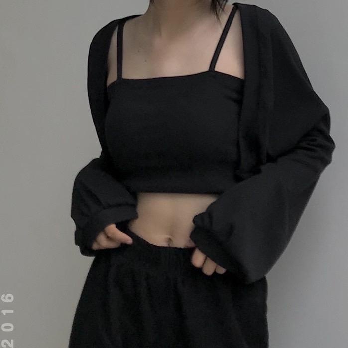 Set 2 dây + cadigan mỏng T