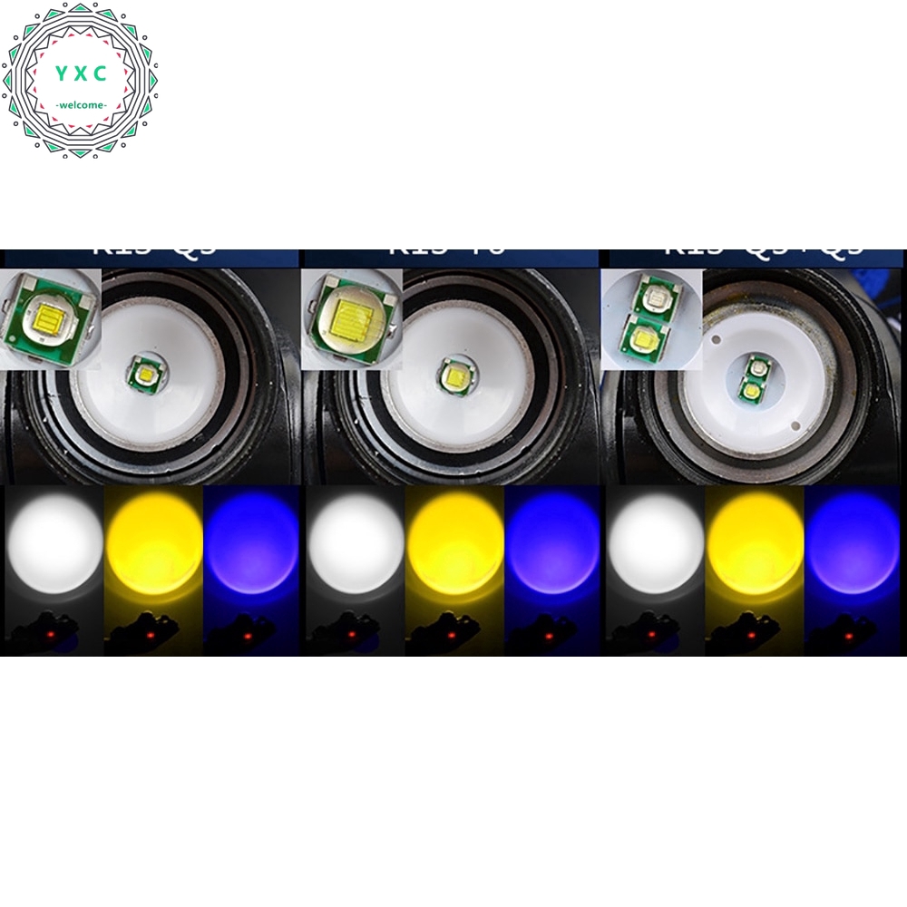 Bộ đèn LED đội đầu 4 chế độ sử dụng năng lượng mặt trời tiện dụng khi đi cắm trại