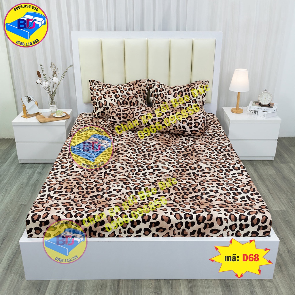 Bộ ga giường cotton poly cao cấp ( gồm 4 món )