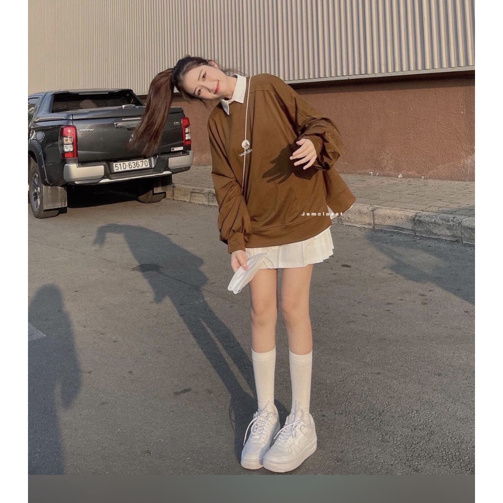 Áo sweater xẻ until thời trang nữ phong cách trẻ trung - hàng xịn DEGO