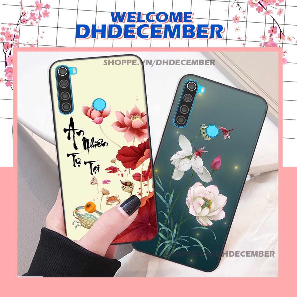 Ốp lưng Xiaomi REDMI NOTE 8 in hình thư pháp tâm an vạn sự an ,mã đáo thành công SIÊU CHẤT