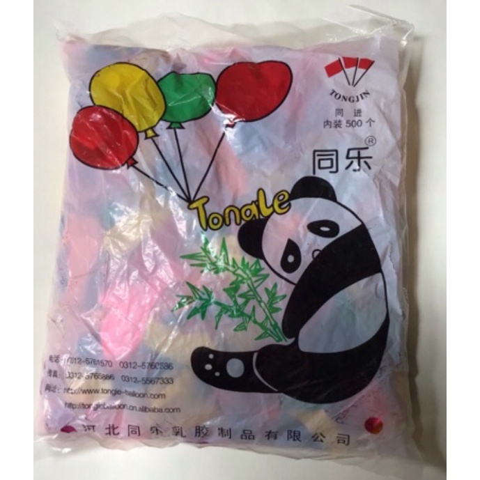 Combo 20 bịt bong bóng gấu trúc