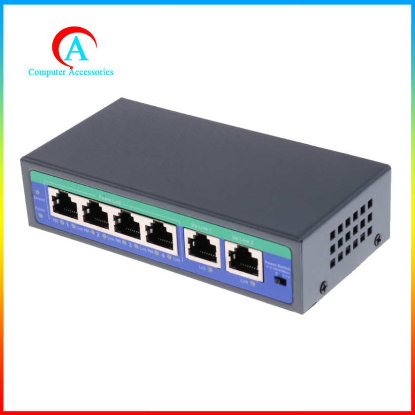 Bộ Chuyển Đổi Ethernet 6 Cổng 10 / 100mbps 4 Đầu | BigBuy360 - bigbuy360.vn