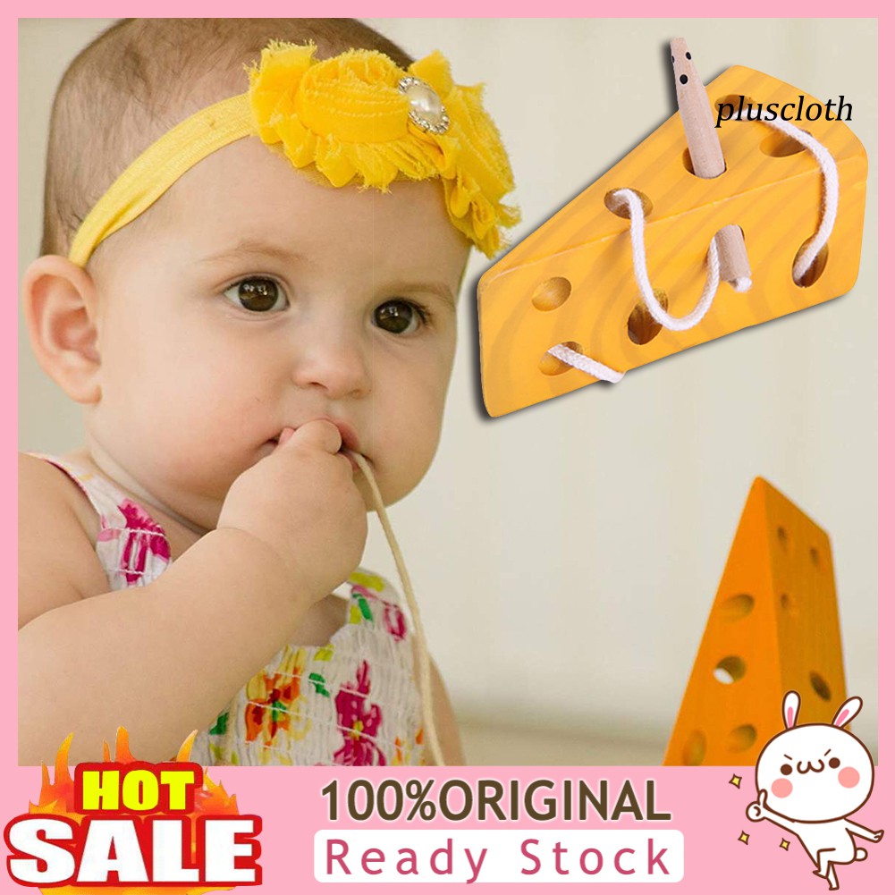 Đồ Chơi Gỗ Hình Phô Mai Cho Bé