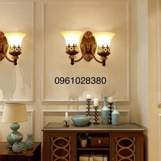 [TẶNG KÈM BÓNG LED]ĐÈN TƯỜNG ĐÔI TÂN CỔ ĐIỂN HÀNG CAO CẤP